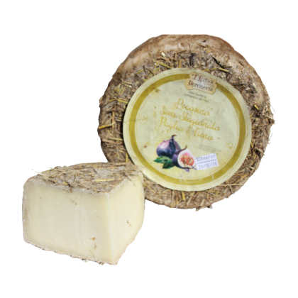 Pecorino stag. grotta paglia e fieno ¼forma  gr.700